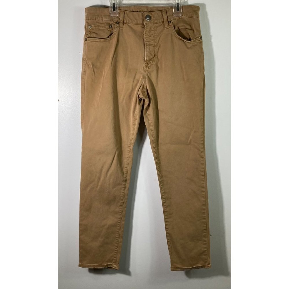 Mens American Eagle Flex Straight Leg Rust Pants 32 x 30‎